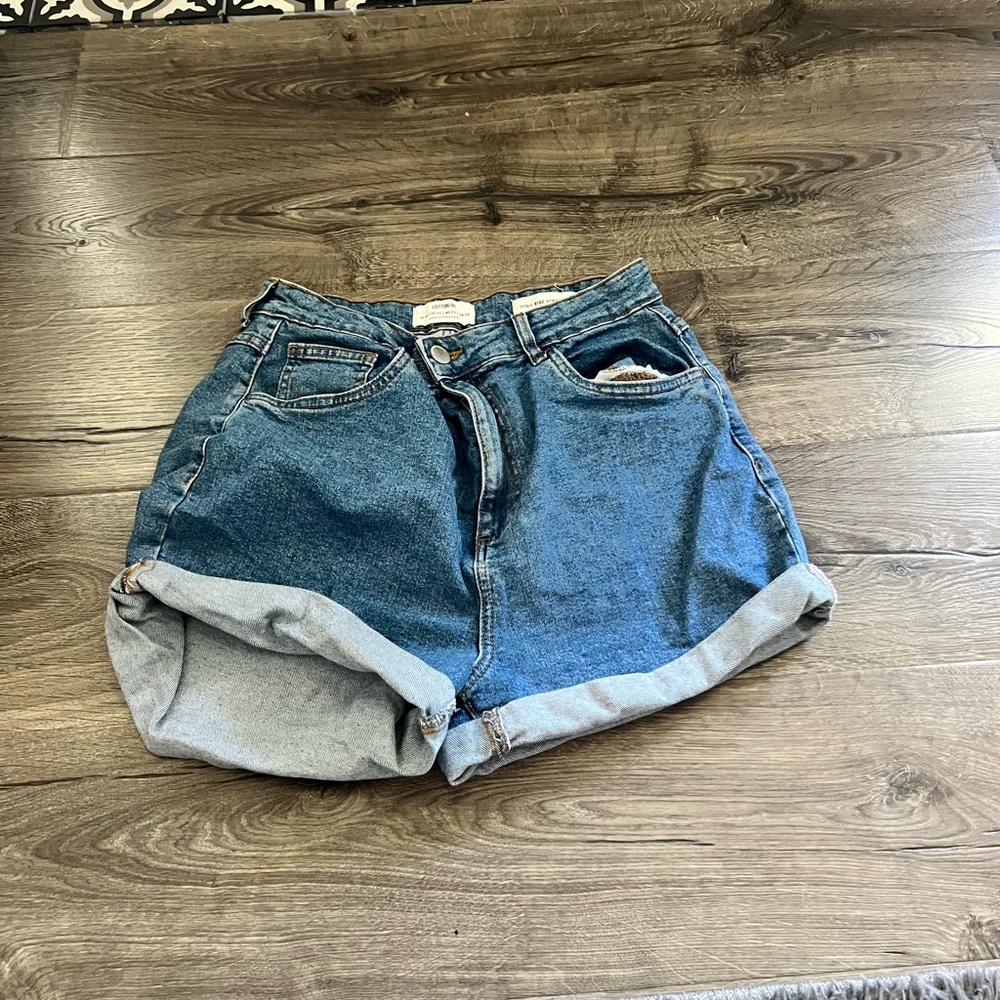 Denim shorts